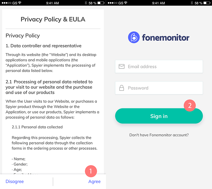 read privacy policy
